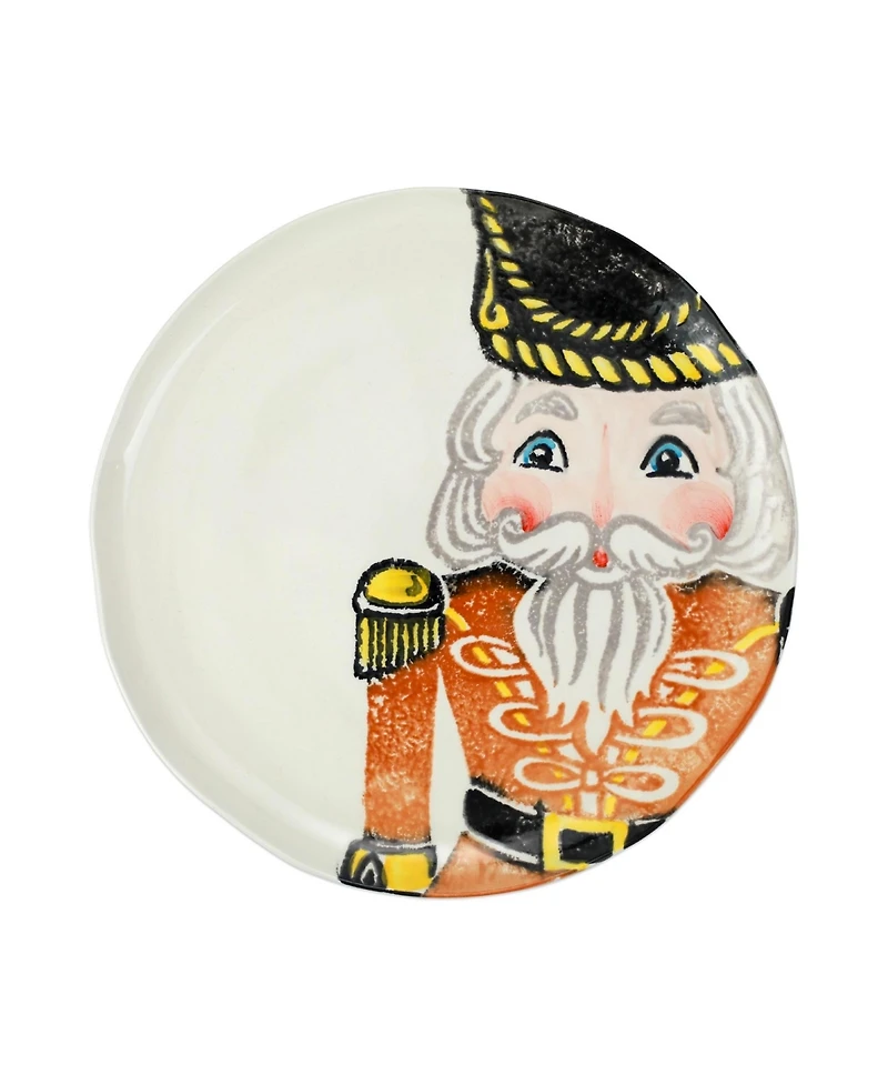 Vietri Nutcrackers Dinnerware Dinner Plates, Set of 4