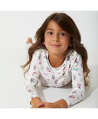 Bellabu Bear Toddler |Child Girls Mermaid Set of 2 Piece Pajamas