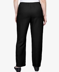 Alfred Dunner Classics Pull-On Straight-Leg Pants Petite and Short