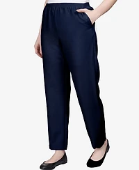 Alfred Dunner Classics Pull-On Straight-Leg Pants Petite and Short