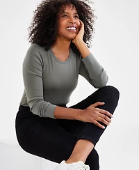 Style & Co Petite Mid-Rise Pull On Jeggings, Created for Macy's