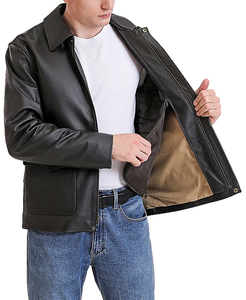 Landing Leathers Men Raider Indy-Style Leather Legend Jacket