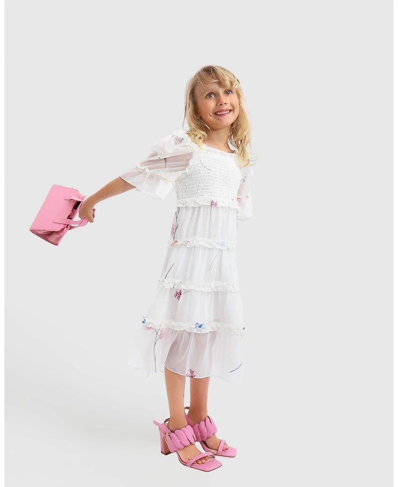 Belle & Bloom Child Girls La Fille Tiered Dress