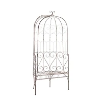 Patio Bench 37.4" Iron Antique Brown