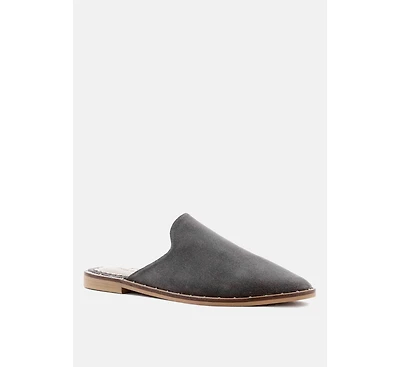 Lia Womens Handcrafted Canvas Mules