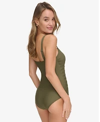 Dkny Women's One-Piece Starburst Swimsuit