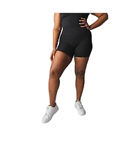 Vitality Women's Plus Sizes Cloud Ii Volley Short High Rise Medium Compression