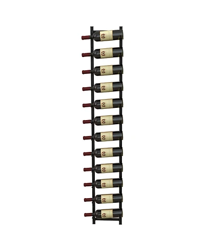Sugift 12-Bottle Rustproof Wall-Mounted Wine Rack