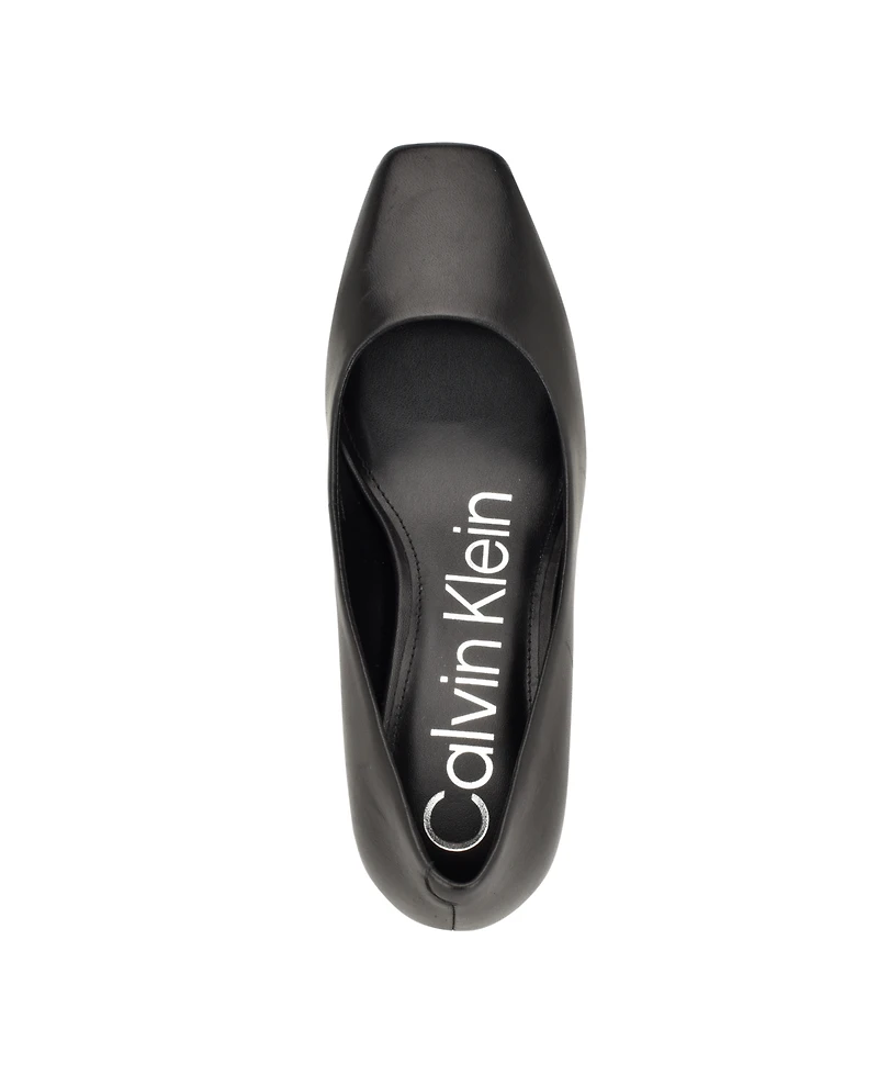 Calvin Klein Women's Alanta Block Heel Dress Pumps