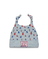 Infant Boys and Girls New Era Heather Gray New York Giants Critter Cuffed Knit Hat