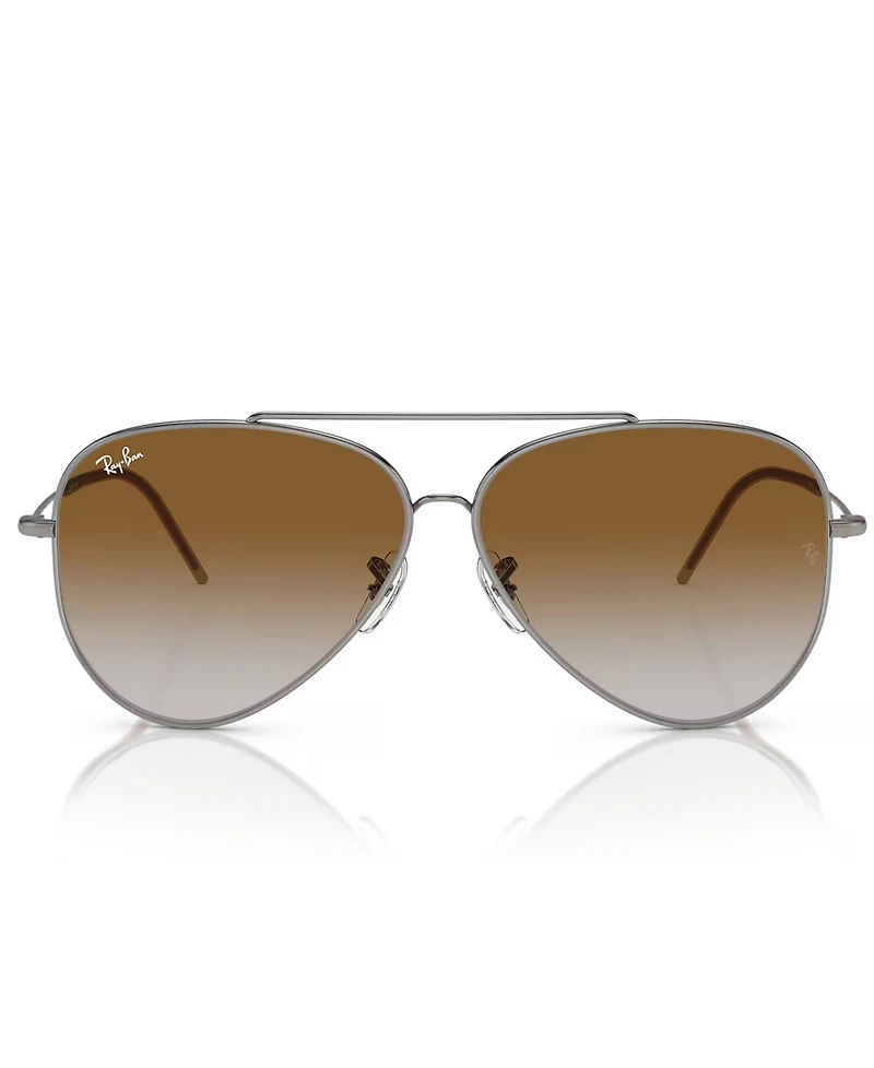 Ray-Ban Unisex Sunglasses, Gradient Aviator Reverse RBR0101