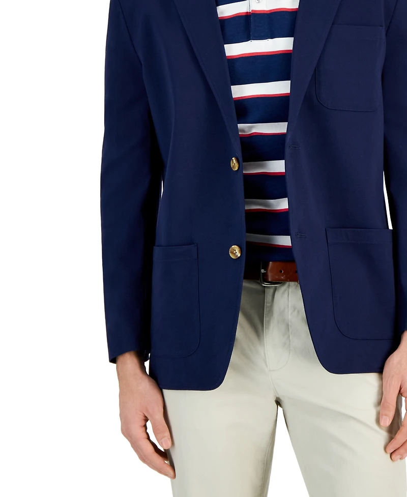 Club Room Men's Varsity-Inspired Unstructured Blazer, Created for Macy's