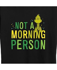 Air Waves Trendy Plus Size Grinch Graphic T-shirt