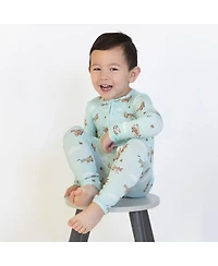 Bellabu Bear Baby Boys or Girls Airplanes Convertible Footie Pajama