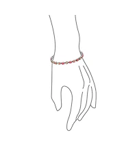 Bling Jewelry Solitaire Round Created Opal Tennis Bracelet Sterling Silver