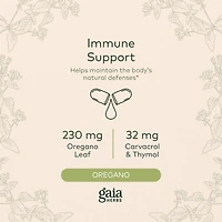 Gaia Herbs Oil of Oregano - Immune and Antioxidant Support Supplement to Help Sustain Overall Well-Being - With Oregano Oil, Carvacrol