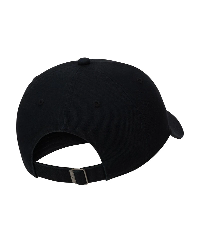 Youth Boys and Girls Nike Black Futura Club Performance Adjustable Hat