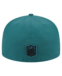 Men's New Era Midnight Green Philadelphia Eagles Main 59FIFTY Fitted Hat