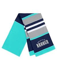 Women's Wear by Erin Andrews Seattle Kraken Stripe Glove and Scarf Set