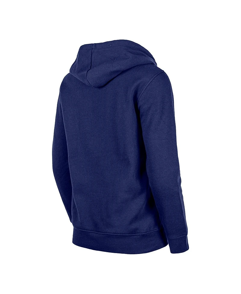 Women's New Era Blue Brooklyn Nets 2023/24 City Edition Pullover Hoodie