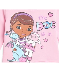 Doc Mcstuffins Girls Fleece Sweatshirt Dress