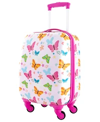 Travelers Club Kid's Hard Side Carry-On Spinner 5 Piece Luggage Set