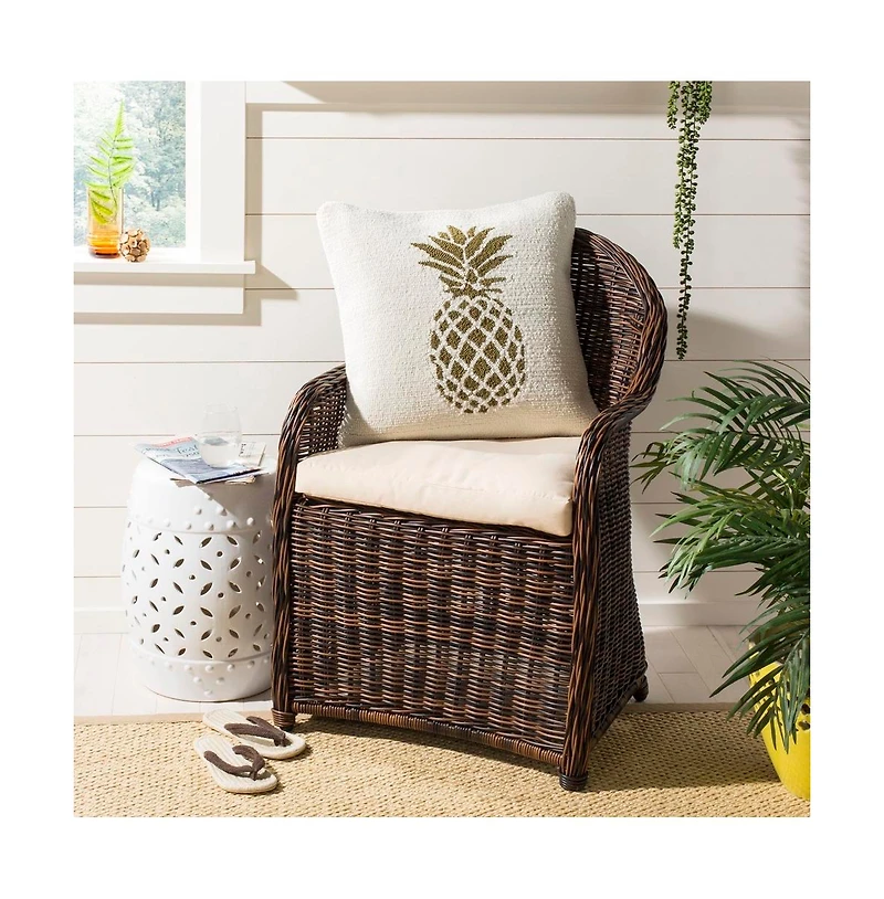 Safavieh Indoor/Outdoor Pure Pineapple 20" x 20" Pillow