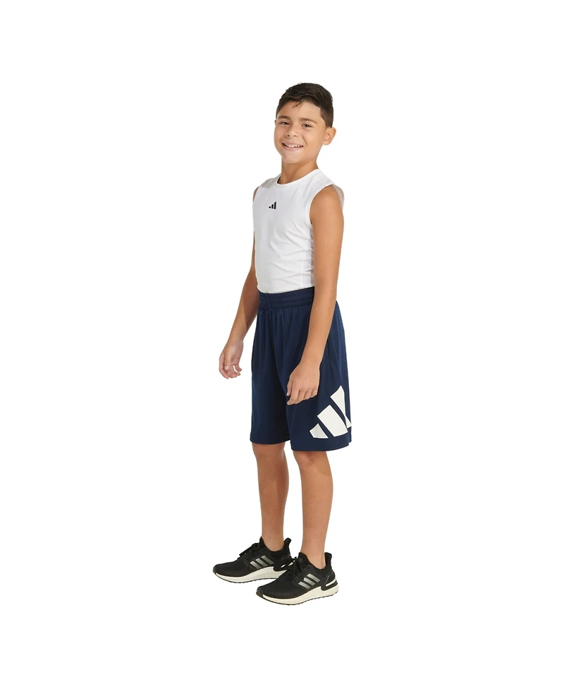 adidas Big Boys Aeroready Elastic Waistband Performance Shorts