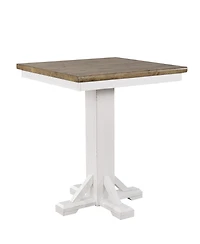 Closeout Peighton 3 Piece Pub Table Set (Table and 2 stools)