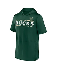 Men's Fanatics Hunter Green Milwaukee Bucks Possession Hoodie T-shirt