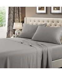 Low Profile (6-10 inches) 608 Soft Cotton Sateen Sheet Set, Full