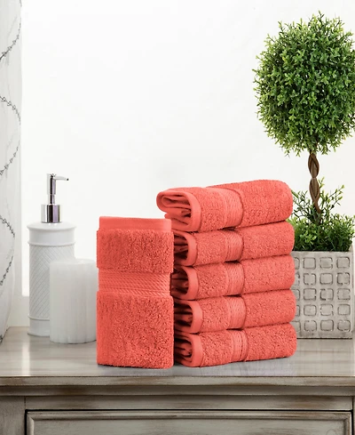 Superior 100% Egyptian Cotton 6-Pc Face Towel Set