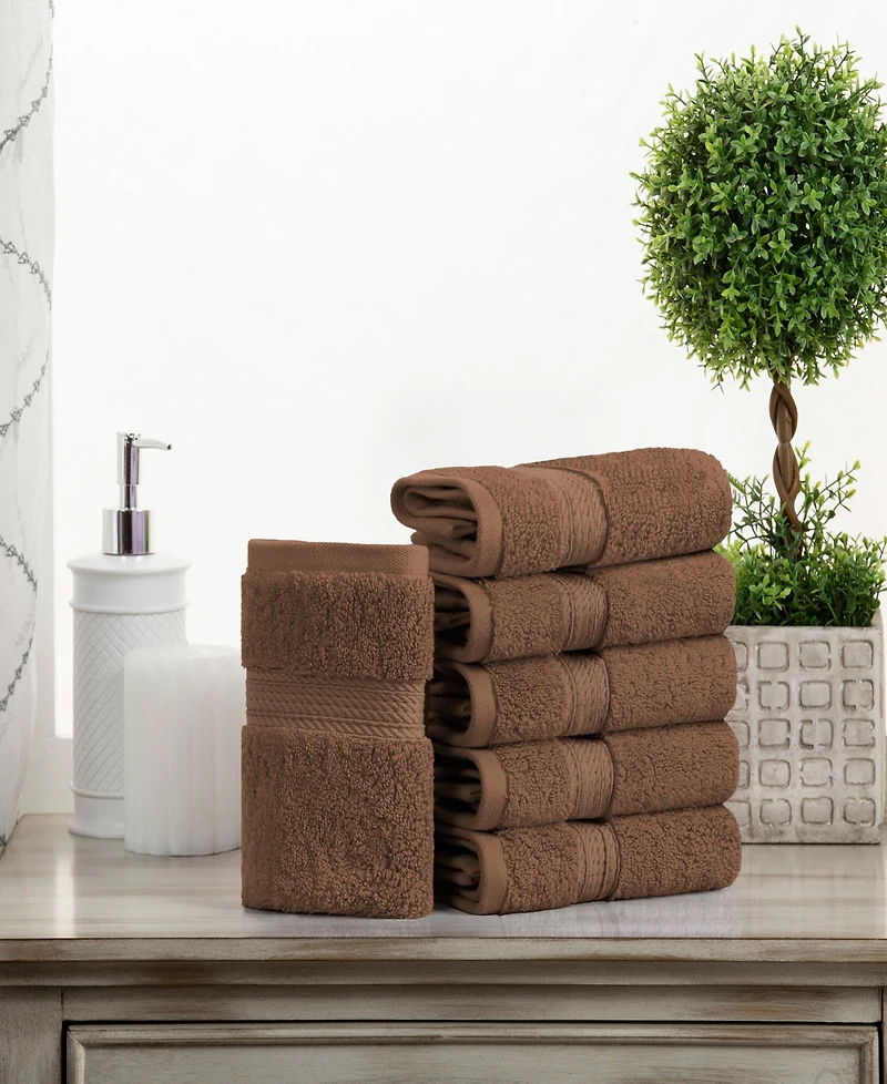 Superior 100% Egyptian Cotton 6-Pc Face Towel Set