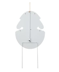 Glitzhome 24" H Easter Metal Bunny Egg Yard Stake