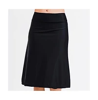Calypsa Women's Long Swim Skort