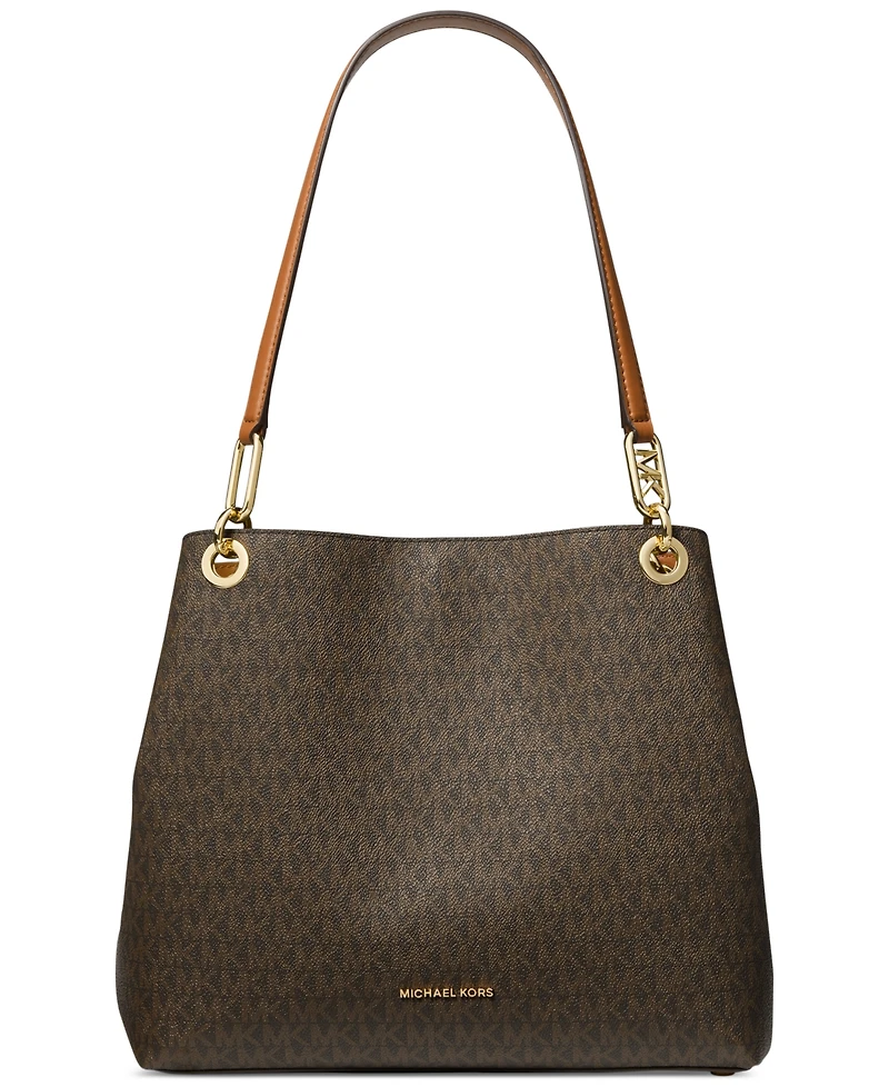 Michael Kors Kensington Large Logo Shoulder Tote