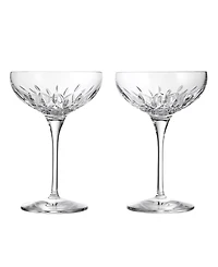 Waterford Lismore Essence Champagne Saucer 9.5oz, Set of 2