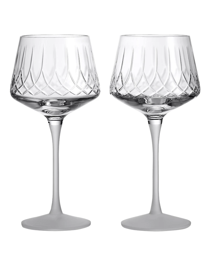 Waterford Lismore Arcus Wine, Set of 2