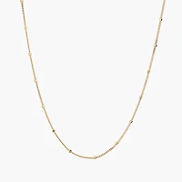 Sterling Silver 18k Gold Plated Savannah Basic Chain Necklace