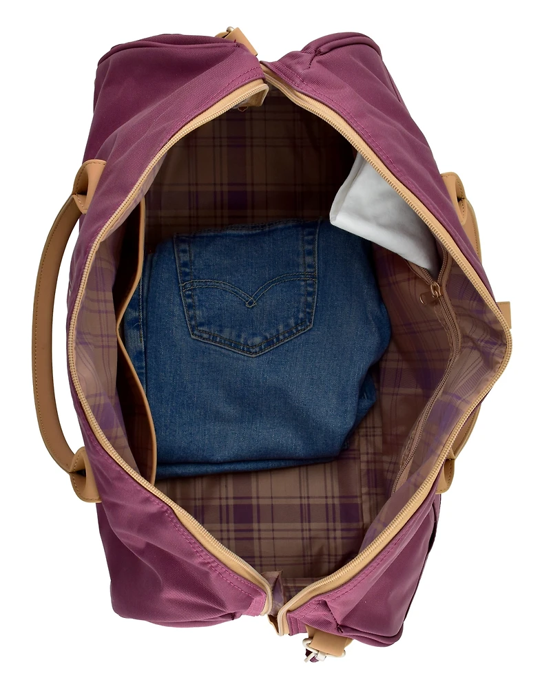London Fog Regent 20" Duffel Weekender Satchel, Created for Macy's