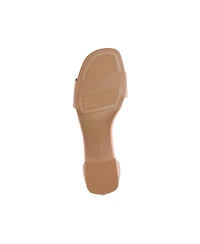 Easy Spirit Women's Sheila Square Toe Block Heel Dress Sandals