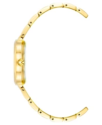 Anne Klein Women's Quartz Oval Gold-Tone Alloy Bracelet Watch, 26mm