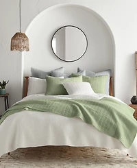 Levtex Mills Waffle Textured 3-Pc. Quilt Set, Full/Queen