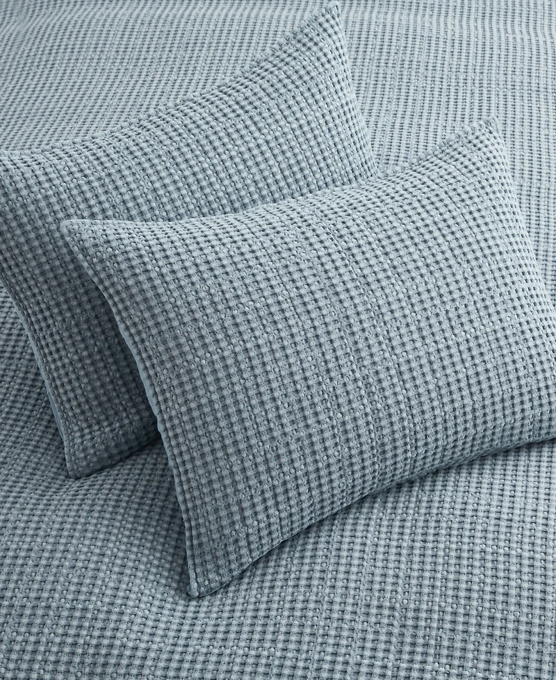 Levtex Mills Waffle Textured 3-Pc. Quilt Set, Full/Queen