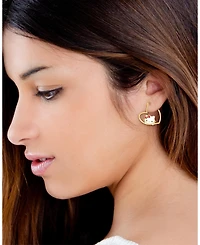 Sanrio Hello Kitty Heart Hoop Earrings