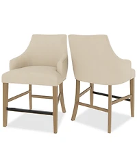Nelin 2pc Counter Height Chair Set