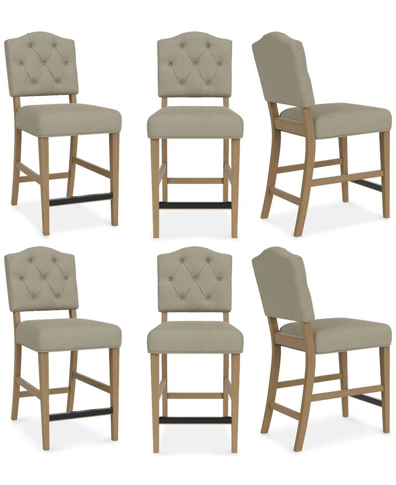 Jesilyn 6pc Counter Height Chair Set