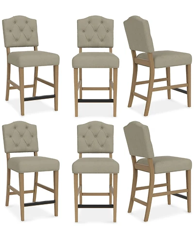 Jesilyn 6pc Counter Height Chair Set