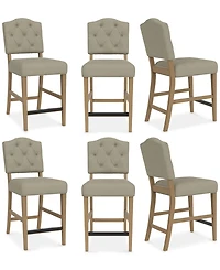 Jesilyn 6pc Counter Height Chair Set