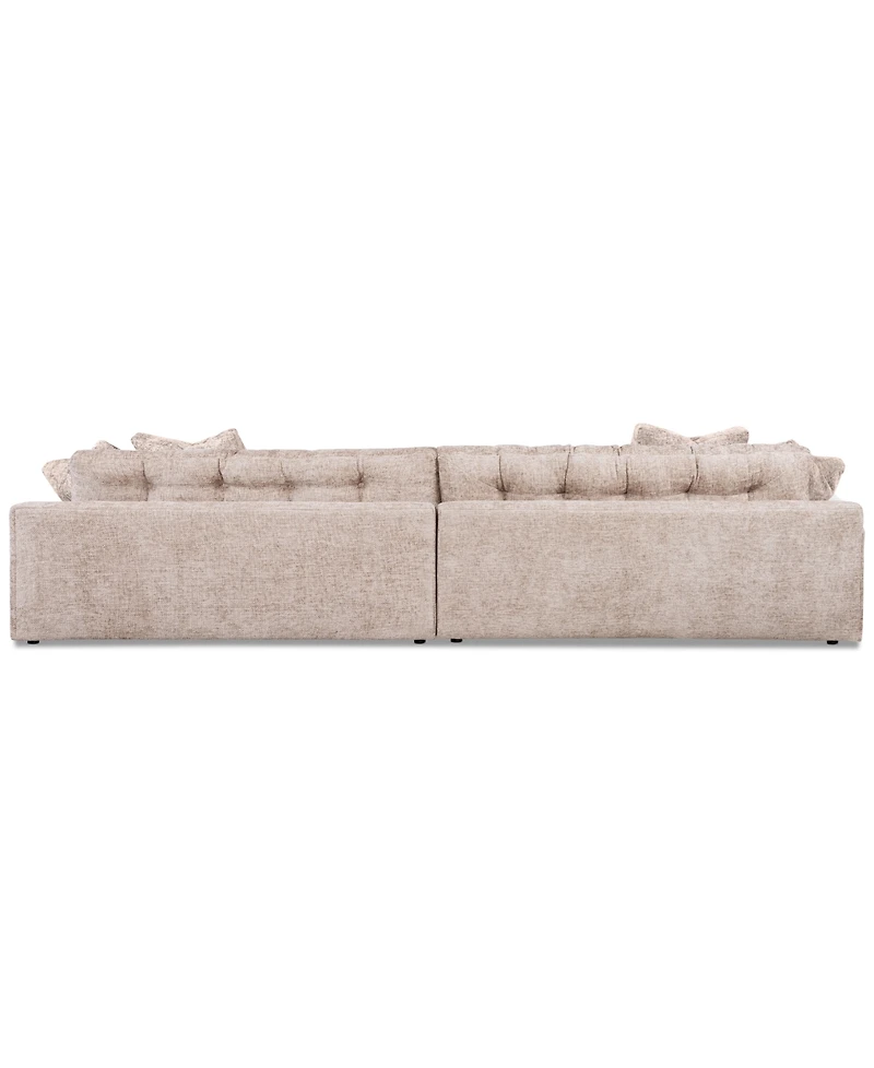Pherie 152" 2-Pc. Fabric Sofa, Created for Macy's